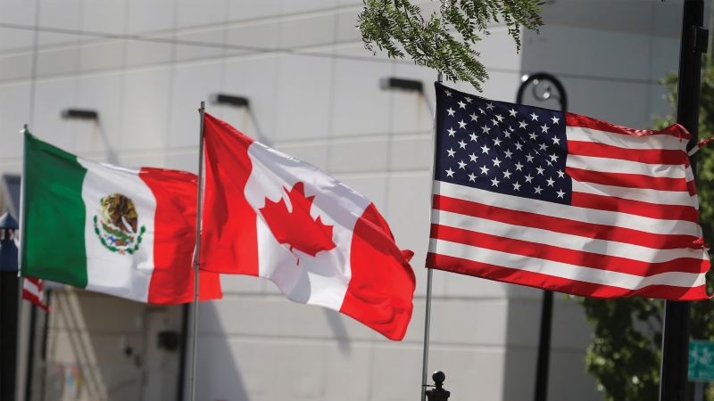 মেক্সিকো-কানাডা-চীনা পণ্যে যুক্তরাষ্ট্রের শুল্কারোপ